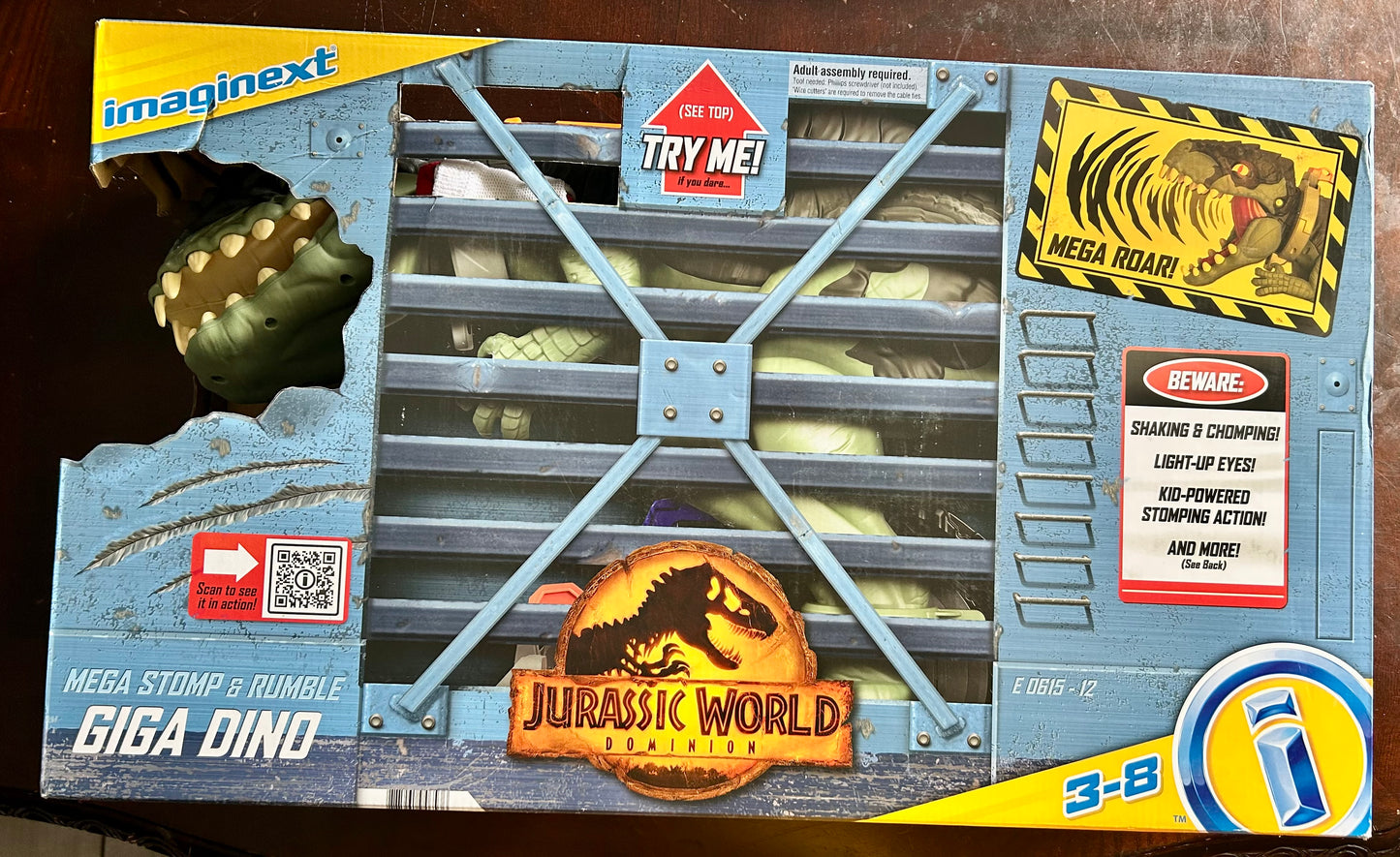 Imaginext Jurassic World Dominion Mega Stomp & Rumble Giga Dinosaur 94653