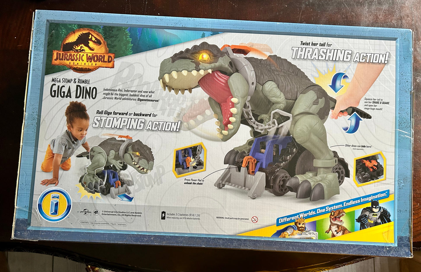 Imaginext Jurassic World Dominion Mega Stomp & Rumble Giga Dinosaur 94653