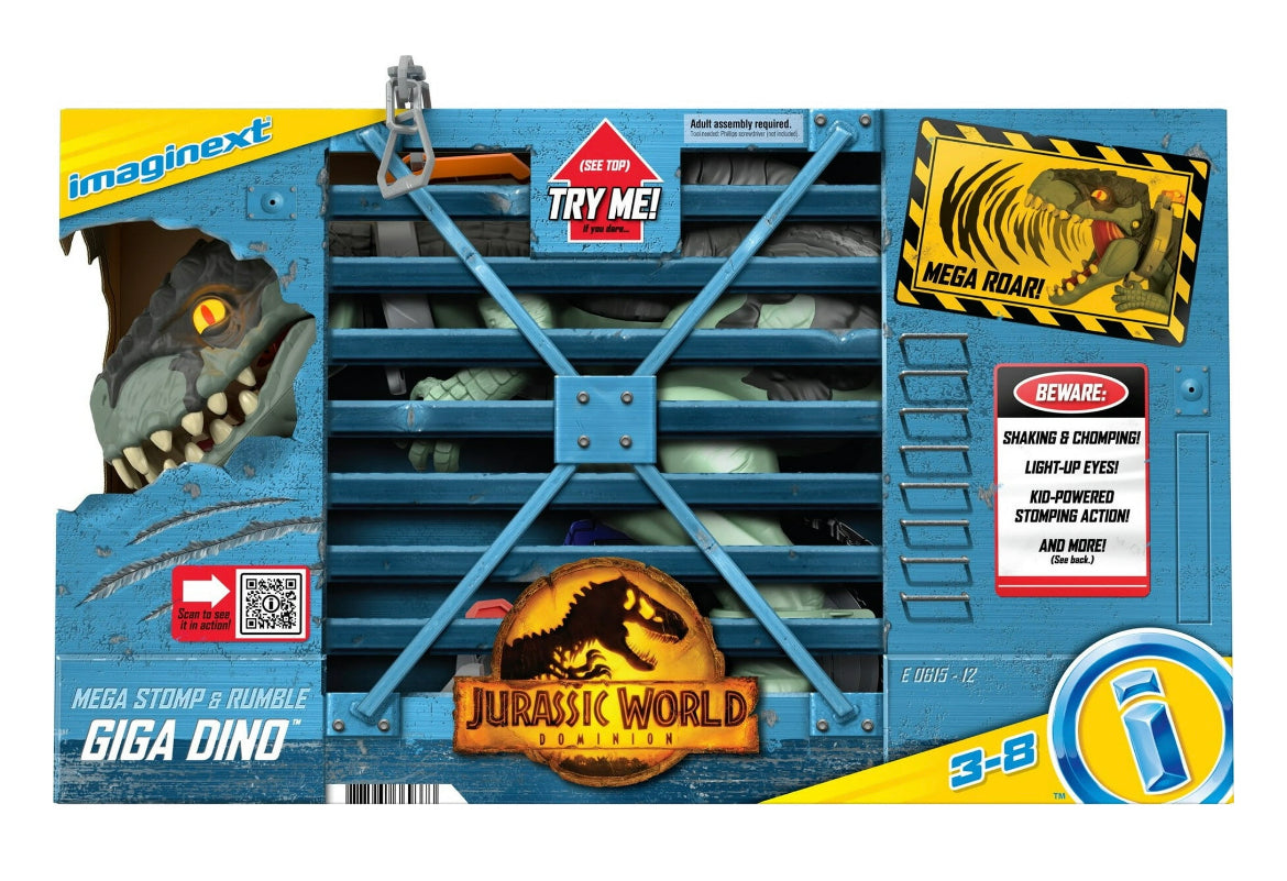 Imaginext Jurassic World Dominion Mega Stomp & Rumble Giga Dinosaur 94653