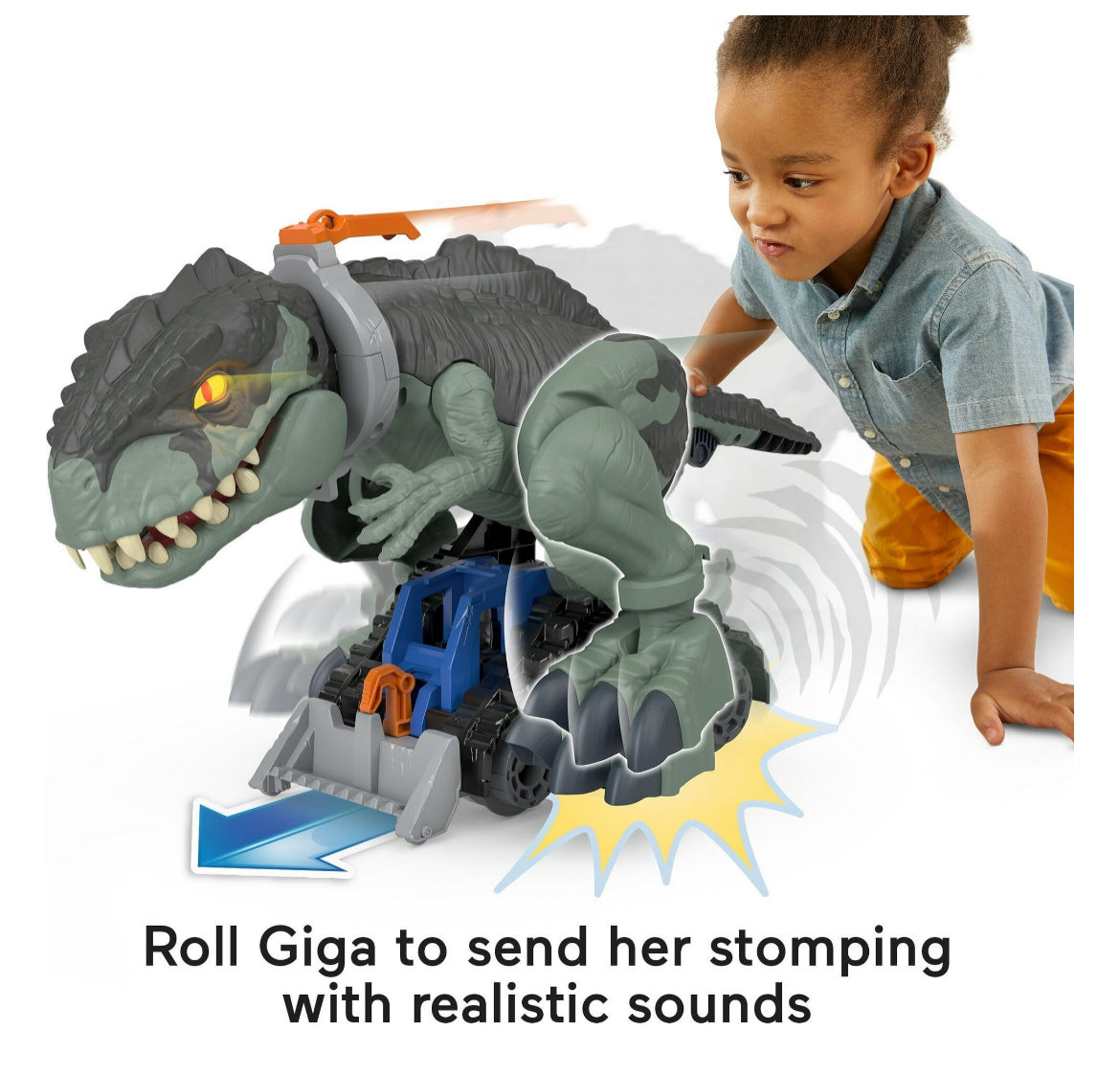 Imaginext Jurassic World Dominion Mega Stomp & Rumble Giga Dinosaur 94653