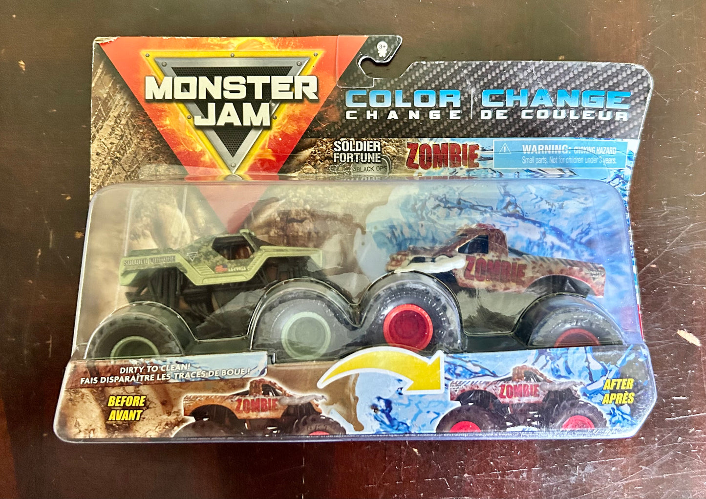 Monster Jam Color-Changing Die-Cast Monster Trucks, 1:64 Scale 35795