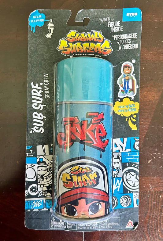 Subway Surfers Sub Surf Spray Crew Jake 4” Vinyl Figure 01731