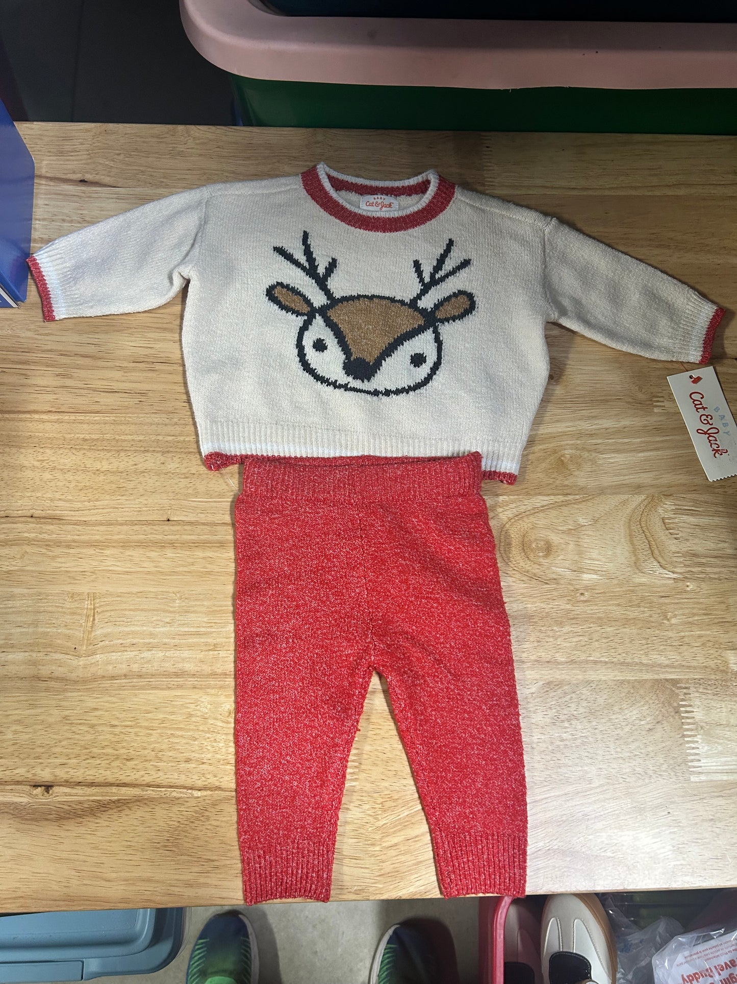 Christmas Sweater & Pants 2-Piece Set, Newborn, Boys & Girls 94549