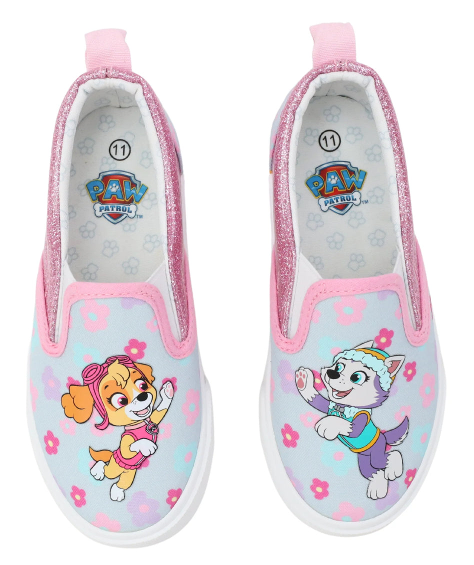 Paw Patrol Toddler Girl Skye & Everest Slip-On Sneaker