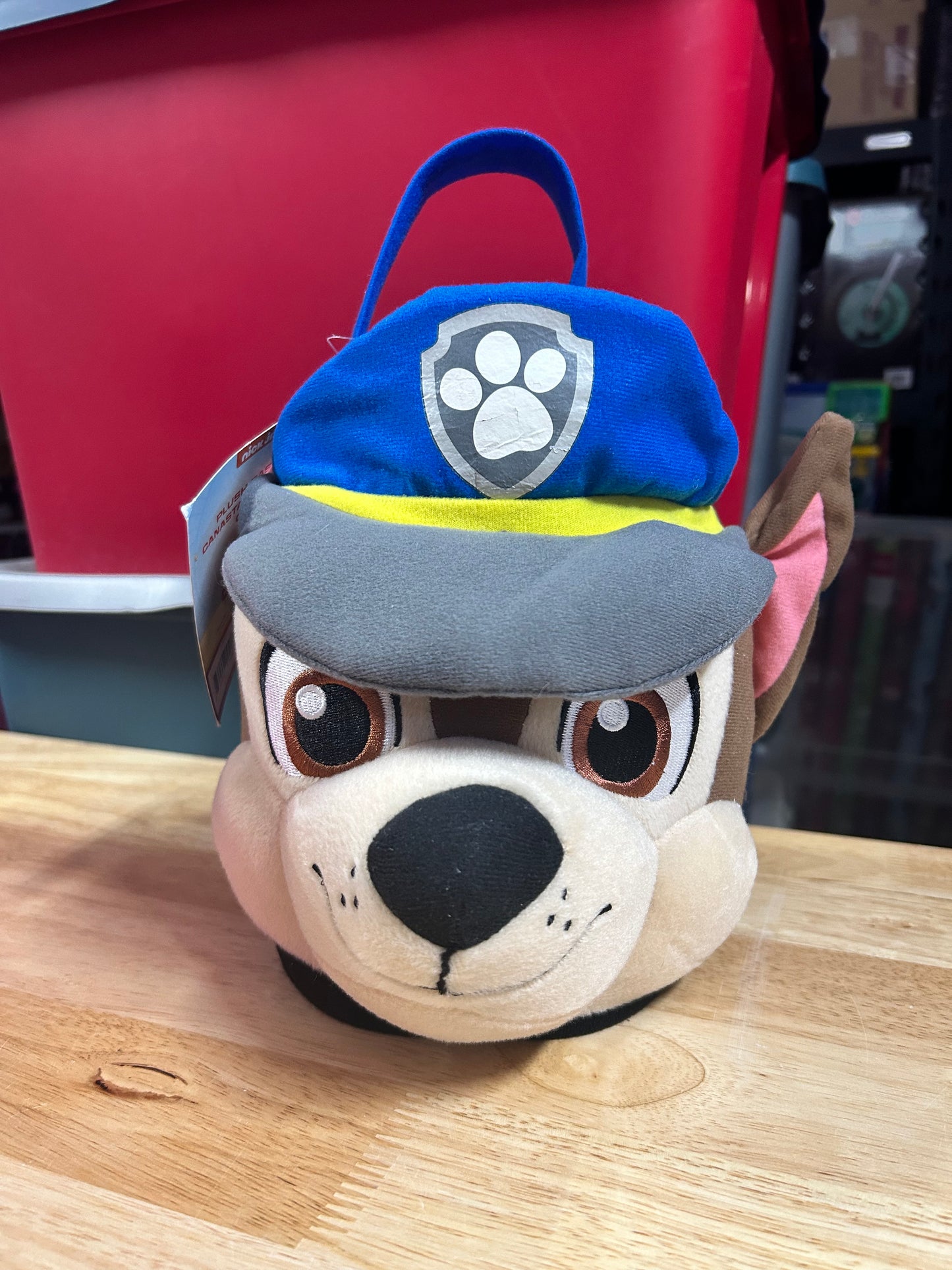 Paw Patrol Chase Plush Basket, Easter, Halloween, Gift 02876