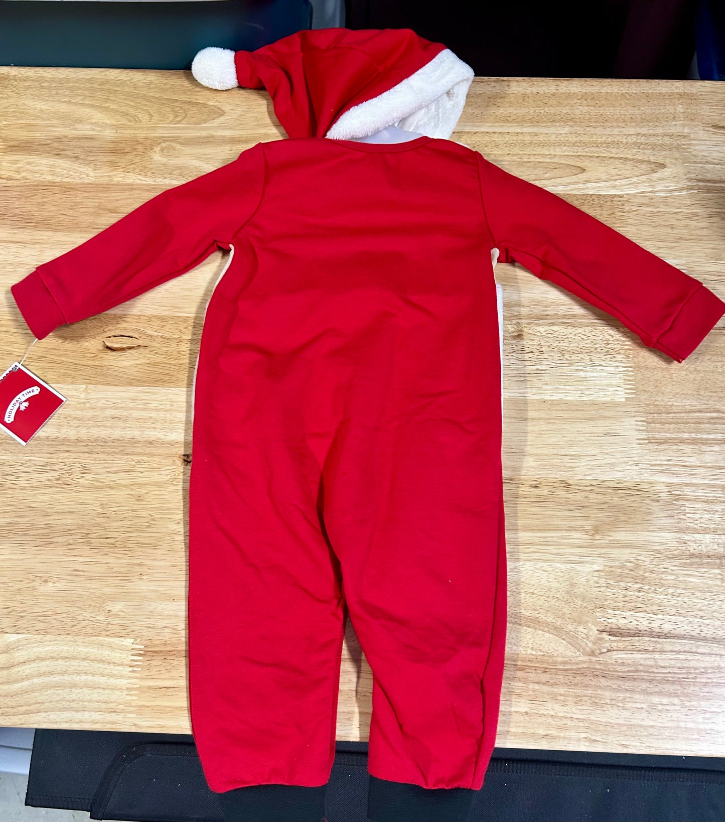 Baby Christmas Holiday Santa Romper 12M 25930
