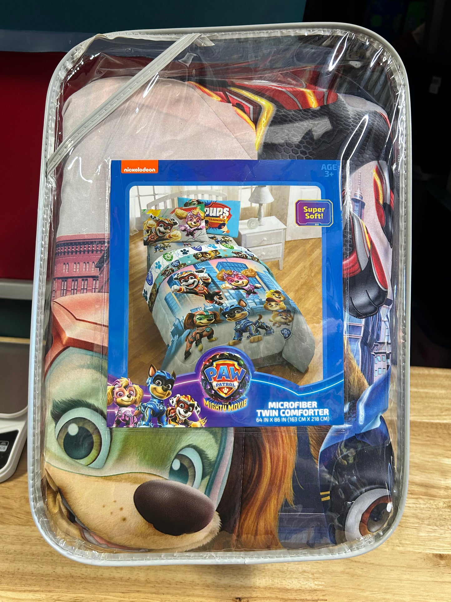 Paw Patrol "Glowing Good" Twin Reversible Comforter Only Kids Bedding 85157