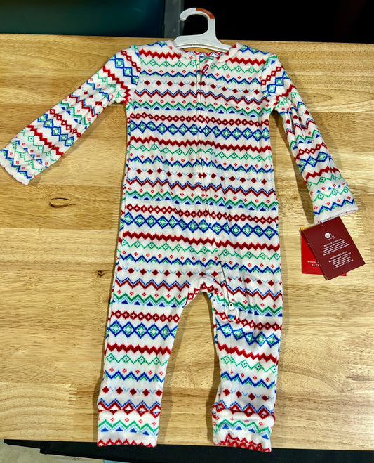 Baby Christmas Sleep ‘n Play 6-9M 2-Sided Zipper 95092