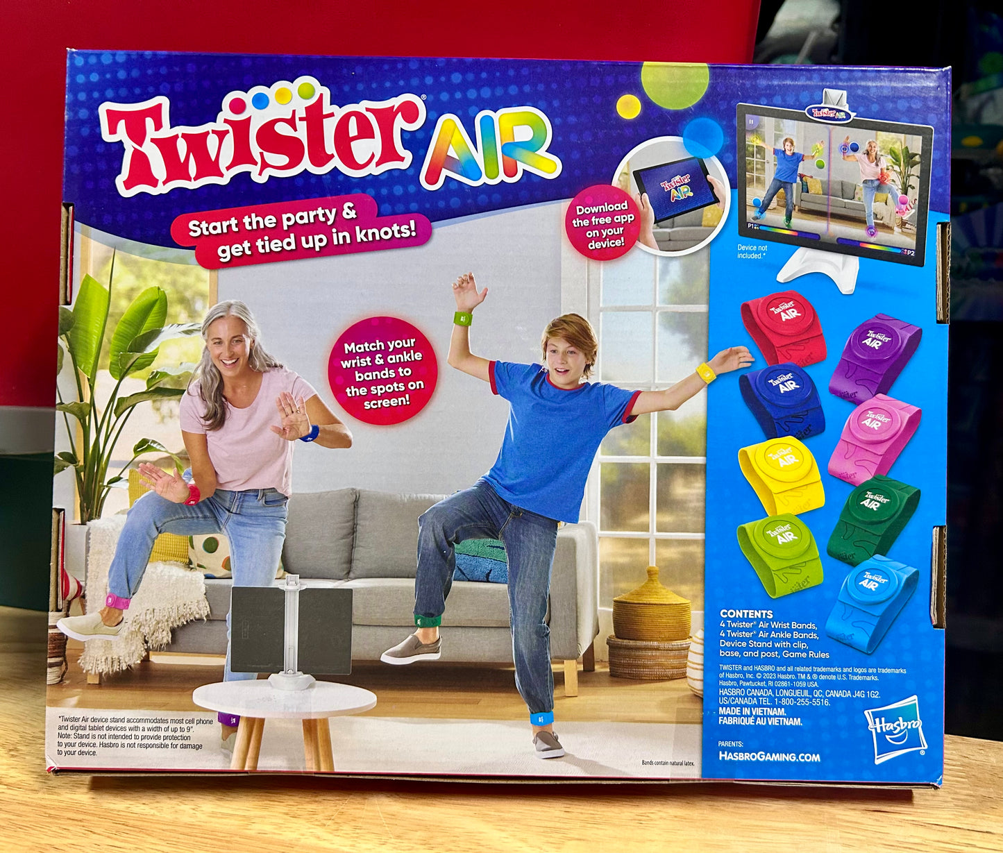 Twister Air Game, AR Twister App Play Game, Links to Smart Devices 22440