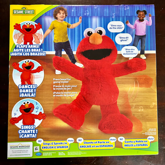 Sesame Street Elmo Slide Singing and Dancing 14” Plush 576539
