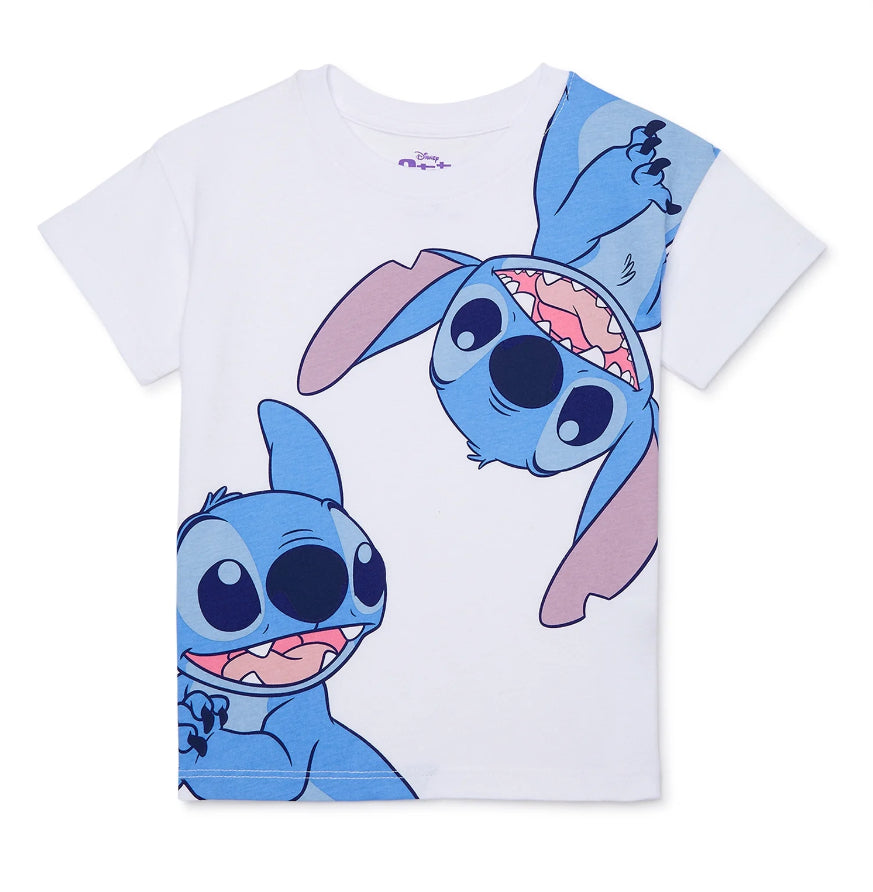 Disney Lilo and Stitch Toddler Boys or Girls Short Sleeve Crewneck T-Shirt