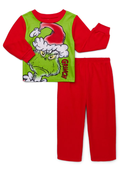 Dr Seuss The Grinch Infant 2-Piece Pajama Set Size 12-Month 461716