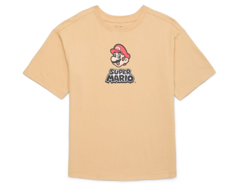 Super Mario Boys Short Sleeve Graphic T-Shirt Size-18 617210