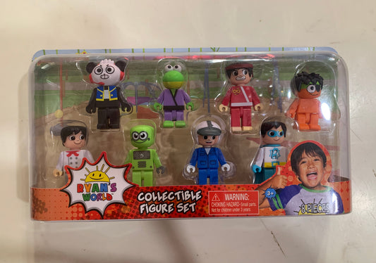 Ryan’s World 8-Piece Collectible Figure Set 79367