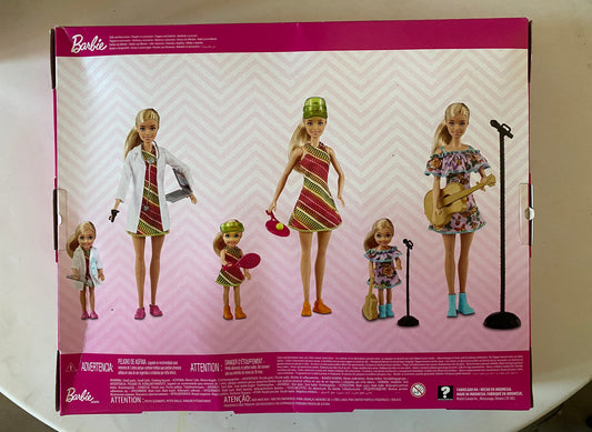 Barbie & Chelsea Careers Doctor, Tennis & Musician 2-Doll Set 86827