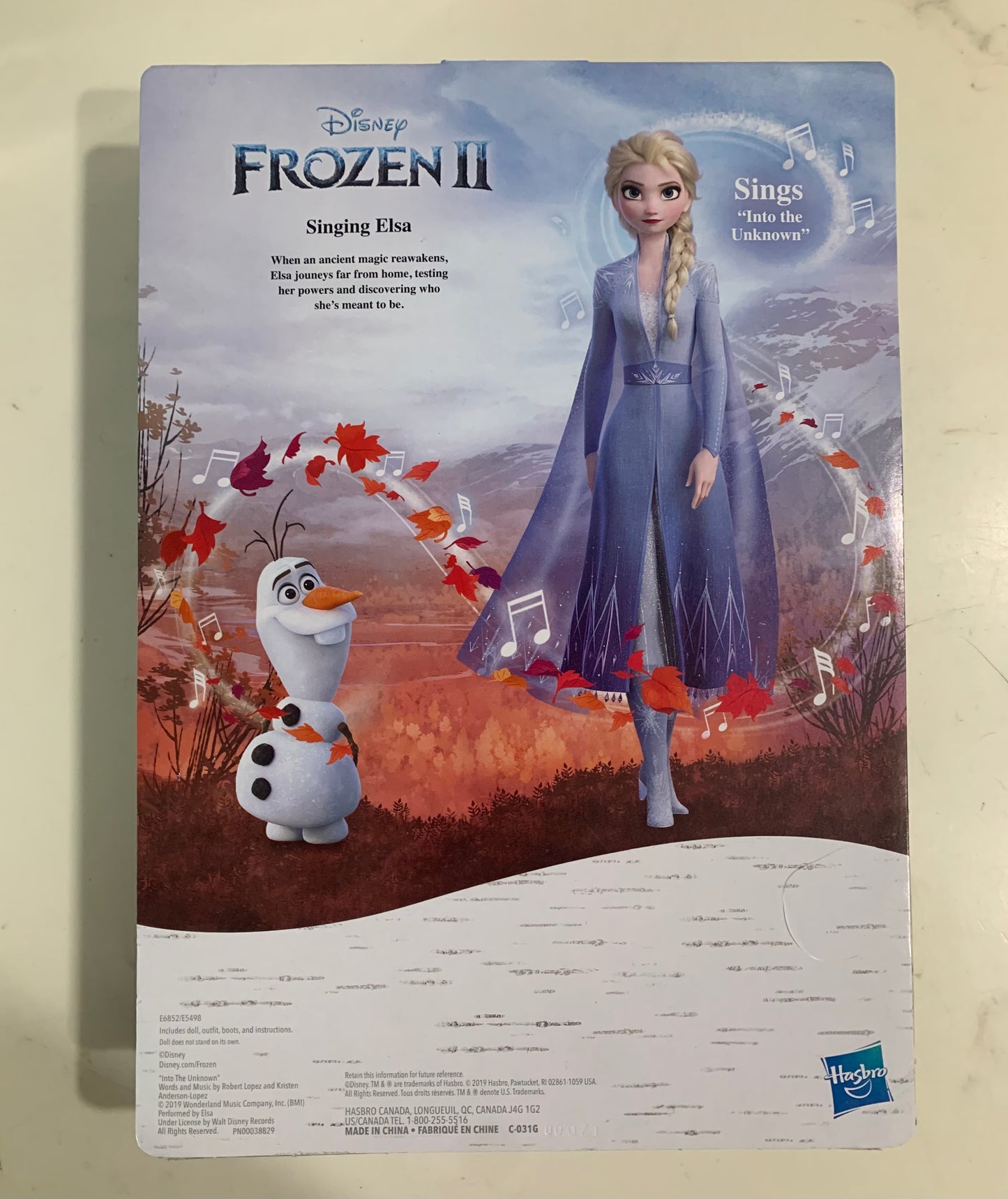 Disney Frozen 2 Singing Elsa 11” Doll 86790