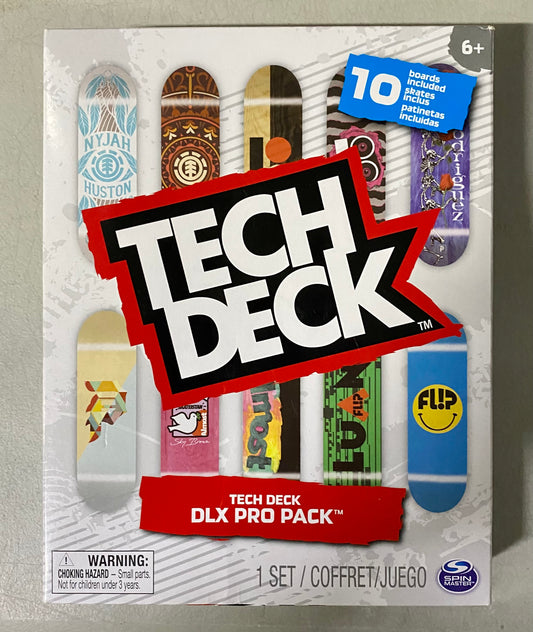 Tech Deck DLX Pro 10-Pack Finger Skateboard Set