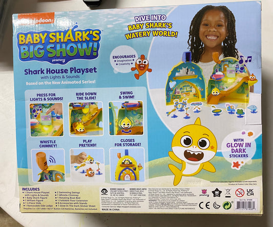 Baby Shark’s Big Show Shark House Playset with Lights and Sounds