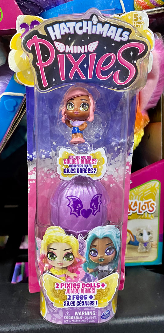 Hatchimals Mini Pixies 2-Pack With Jumbo Wings 35444-01