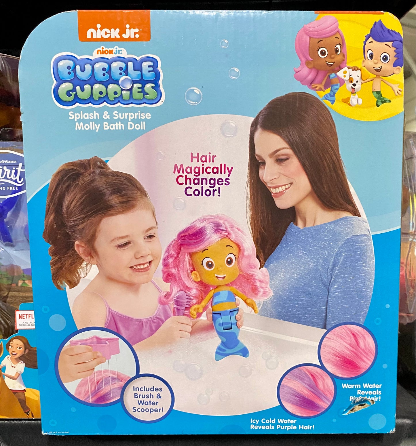 Bubble Guppies Splash & Surprise Molly Bath Doll 73236