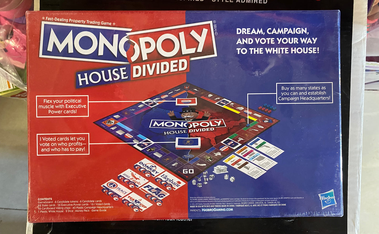 Monopoly House Divided Board Game