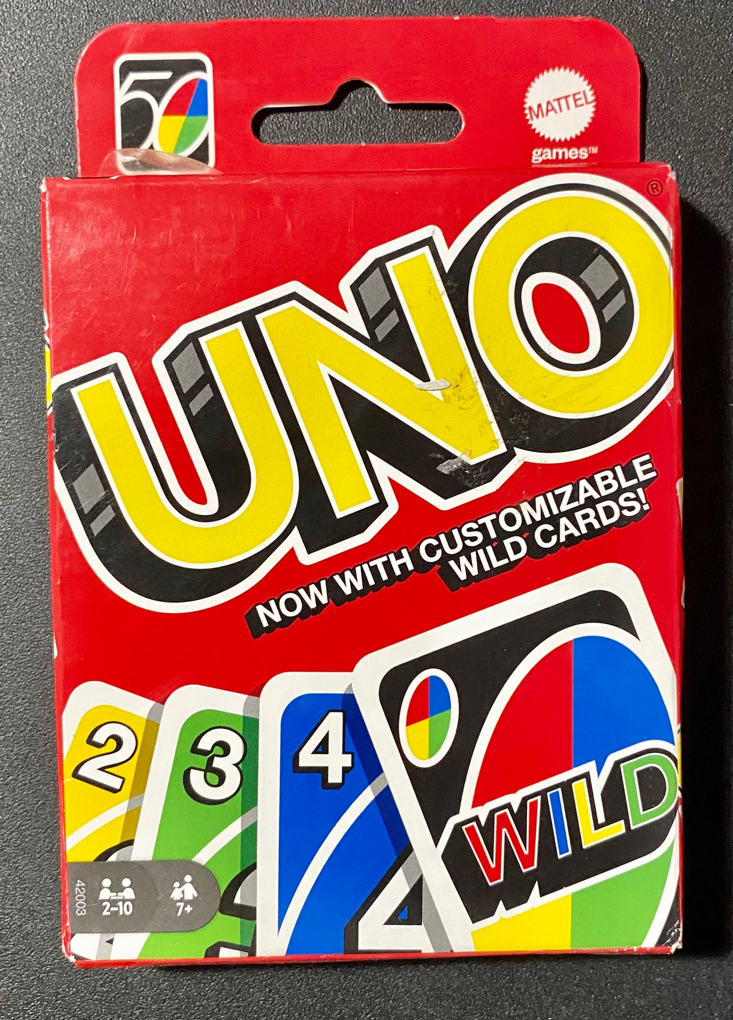 UNO Color & Number Matching Card Game 02001