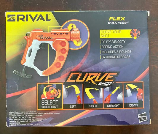 Nerf Rival Flex XXI-100 Curve Shot Blaster 99366