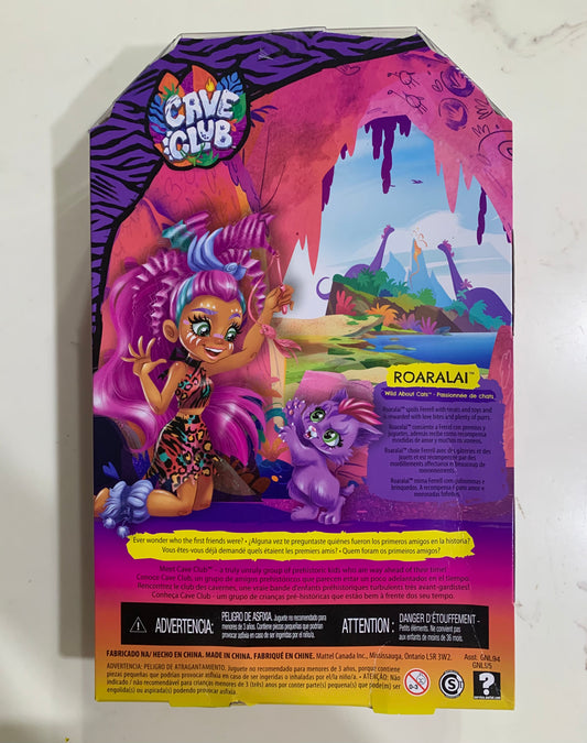 Cave Club Purr-fect Pet Adventure Playset & 8” Roaralia Doll 87331