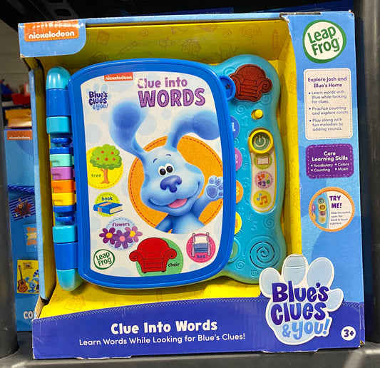 LeapFrog Blues Clues and You! Clue Into Words Book 118004
