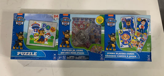 Paw Patrol 3-Pack Game Bundle 32880