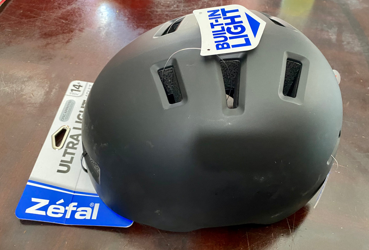 Zefal Adult Lightweight Bike Helmet With Light 55914