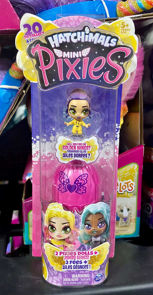 Hatchimals Mini Pixies 2-Pack With Jumbo Wings 35444-05