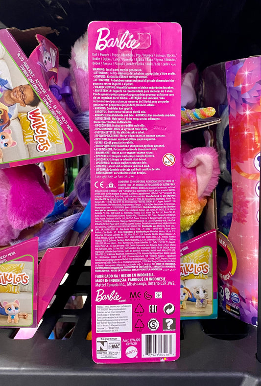 Barbie Beach Doll Swimsuit Pink & Yellow Floral Swim Suit 80416