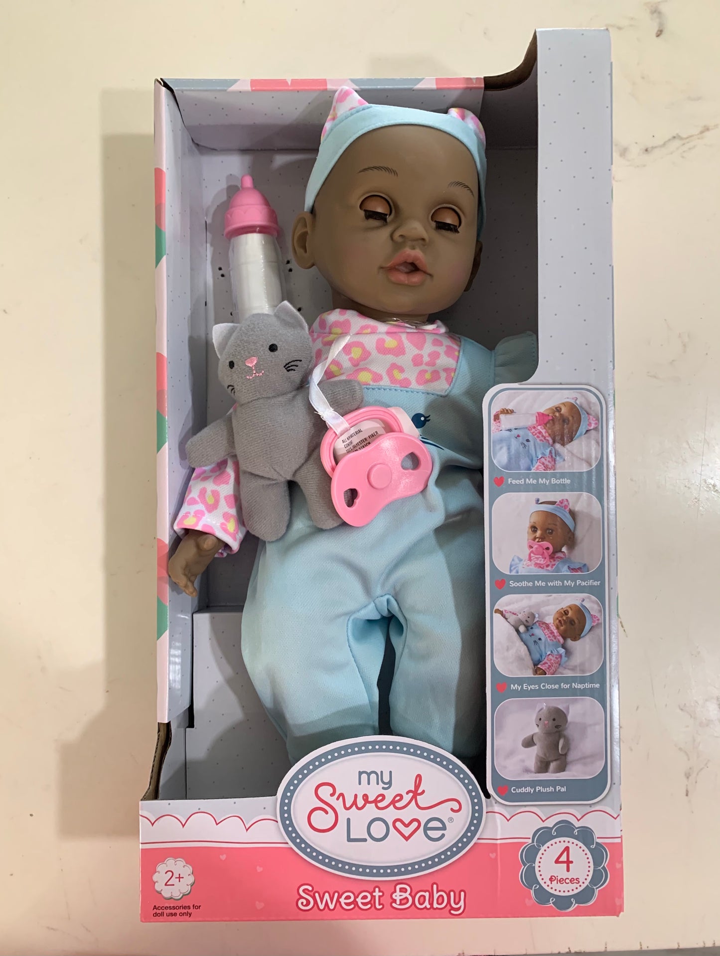 My Sweet Love Sweet Baby Doll African American 15” Doll 89618A