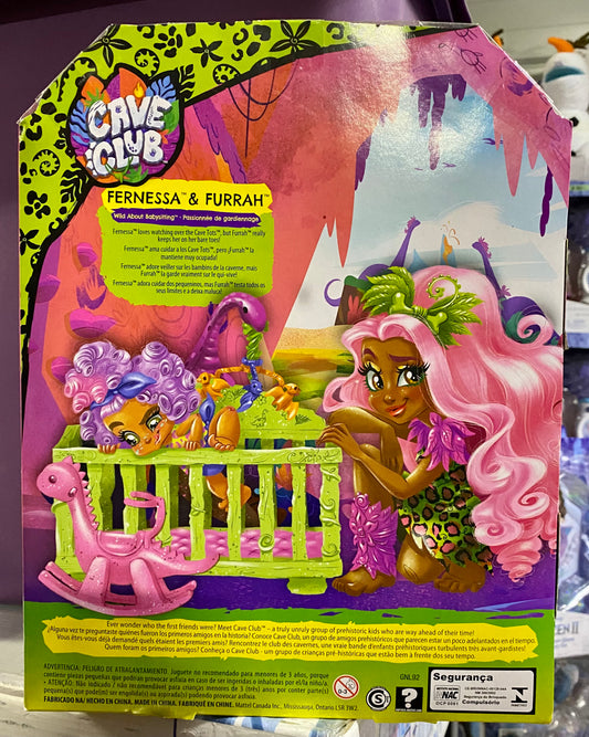 Cave Club Tot Sitting Adventure Babysitting Playset Fernessa & Furrah 87327
