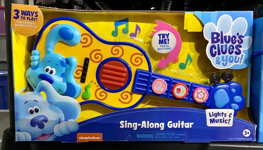 Blue's Clues & You! Sing Along Guitar, Lights & Music Kids Guitar 49636