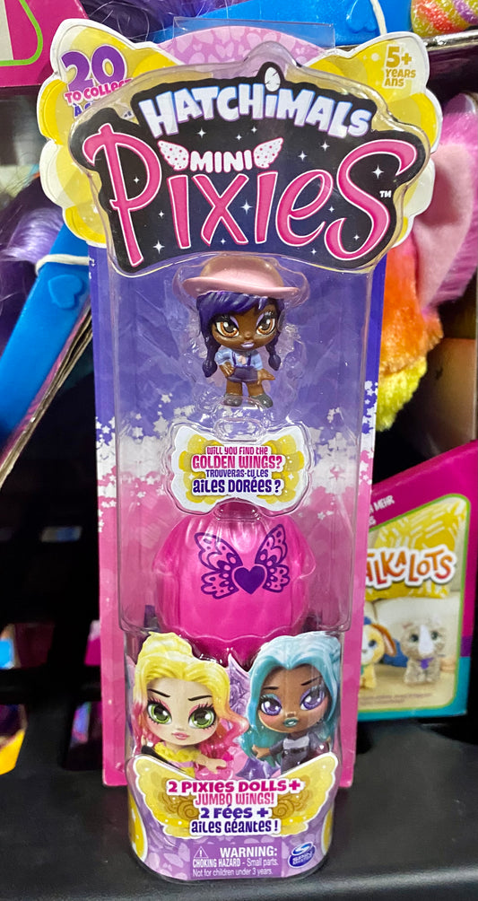 Hatchimals Mini Pixies 2-Pack With Jumbo Wings 35444-03