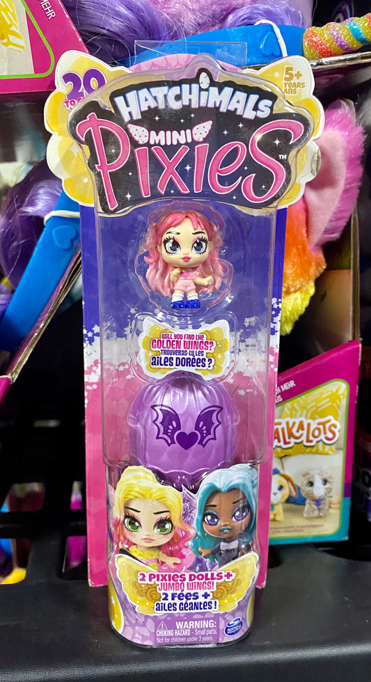 Hatchimals Mini Pixies 2-Pack With Jumbo Wings 35444-07
