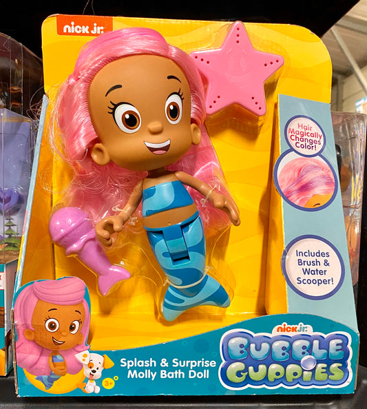 Bubble Guppies Splash & Surprise Molly Bath Doll 73236