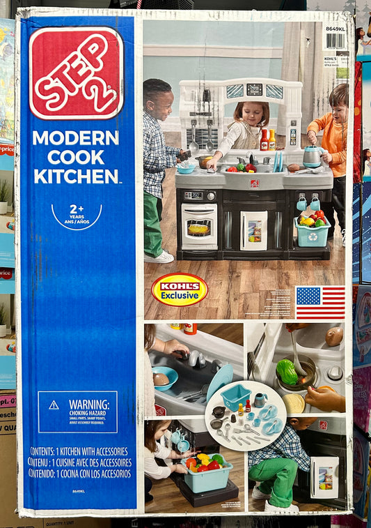 Step2 Modern Cook Gray Kitchen 86499