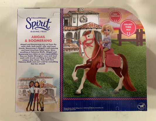 Spirit Riding Free Abigail & Boomerang 7” Figures 39767