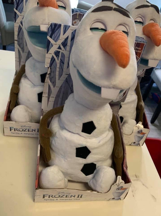 Disney Frozen 2 Spring & Surprise Olaf Talking Plush 32566