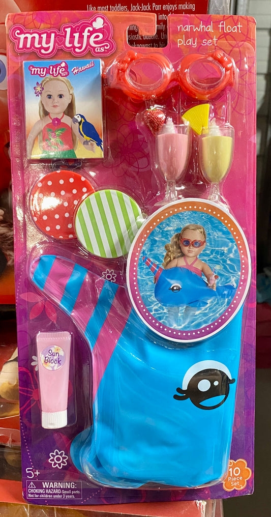 My Life As Narwhal Float 10-Piece Play Set 29196
