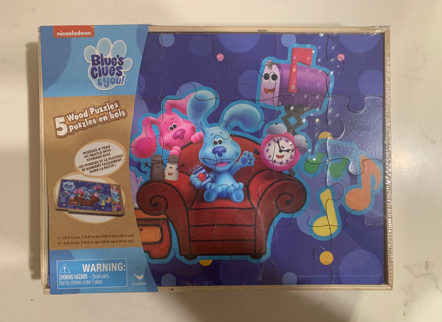 Blue’s Clues & You! 5-Pack Wooden Jigsaw Puzzle Set