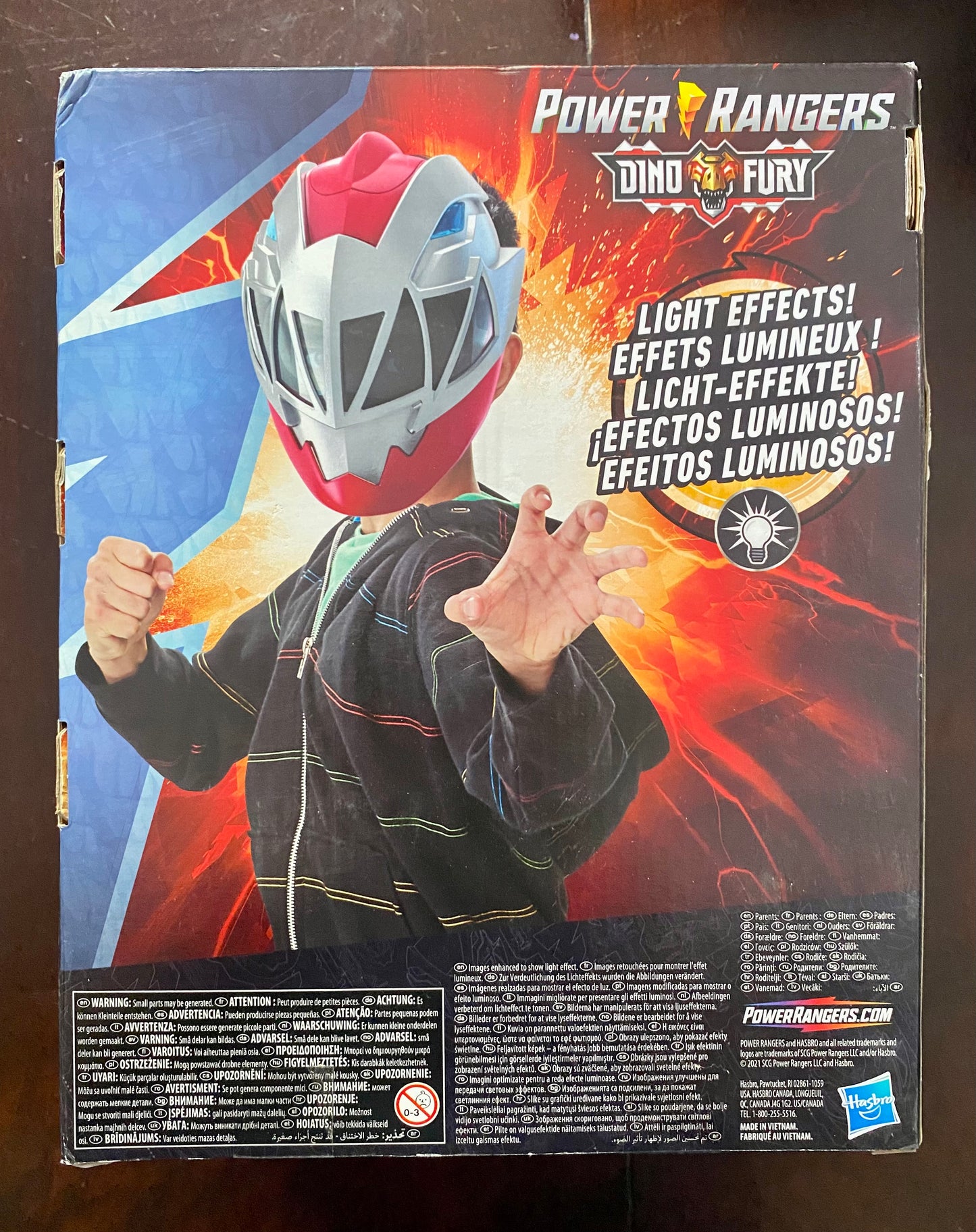 Power Rangers Dino Fury Red Ranger Electronic Mask 860968