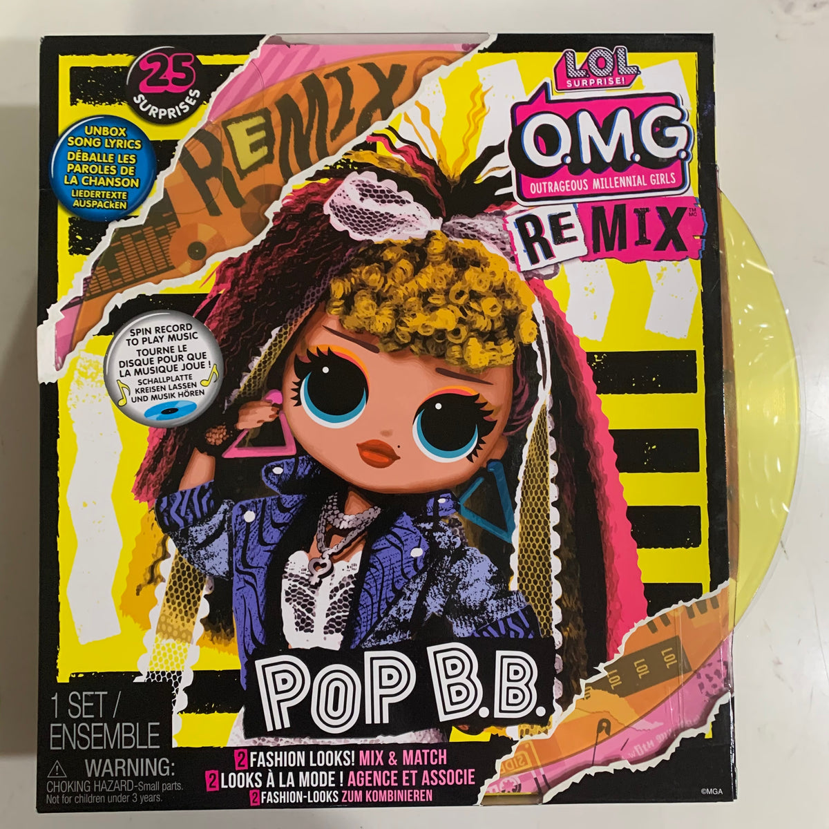 OMG Remix Pop B.B. Doll 25 Surprises Music – L.O.L. Surprise