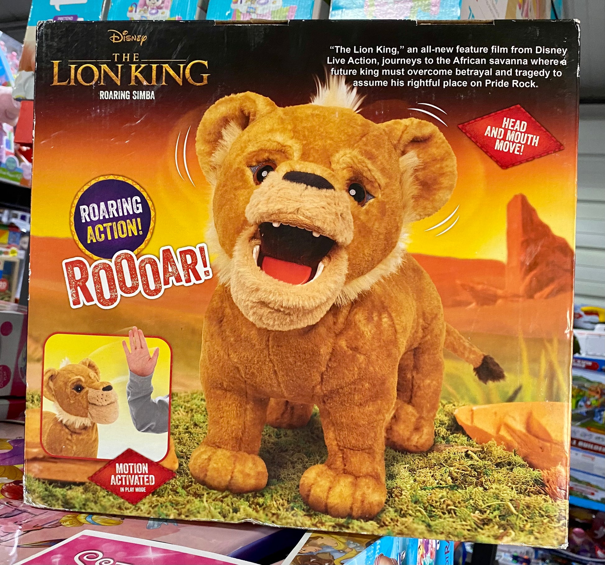 The Lion King Roaring Simba Toy FurReal Mighty Roar SIMBA Disney