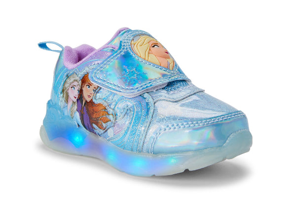 Disney Frozen 2 Anna & Elsa Toddler Girls Light-Up Athletic Sneaker