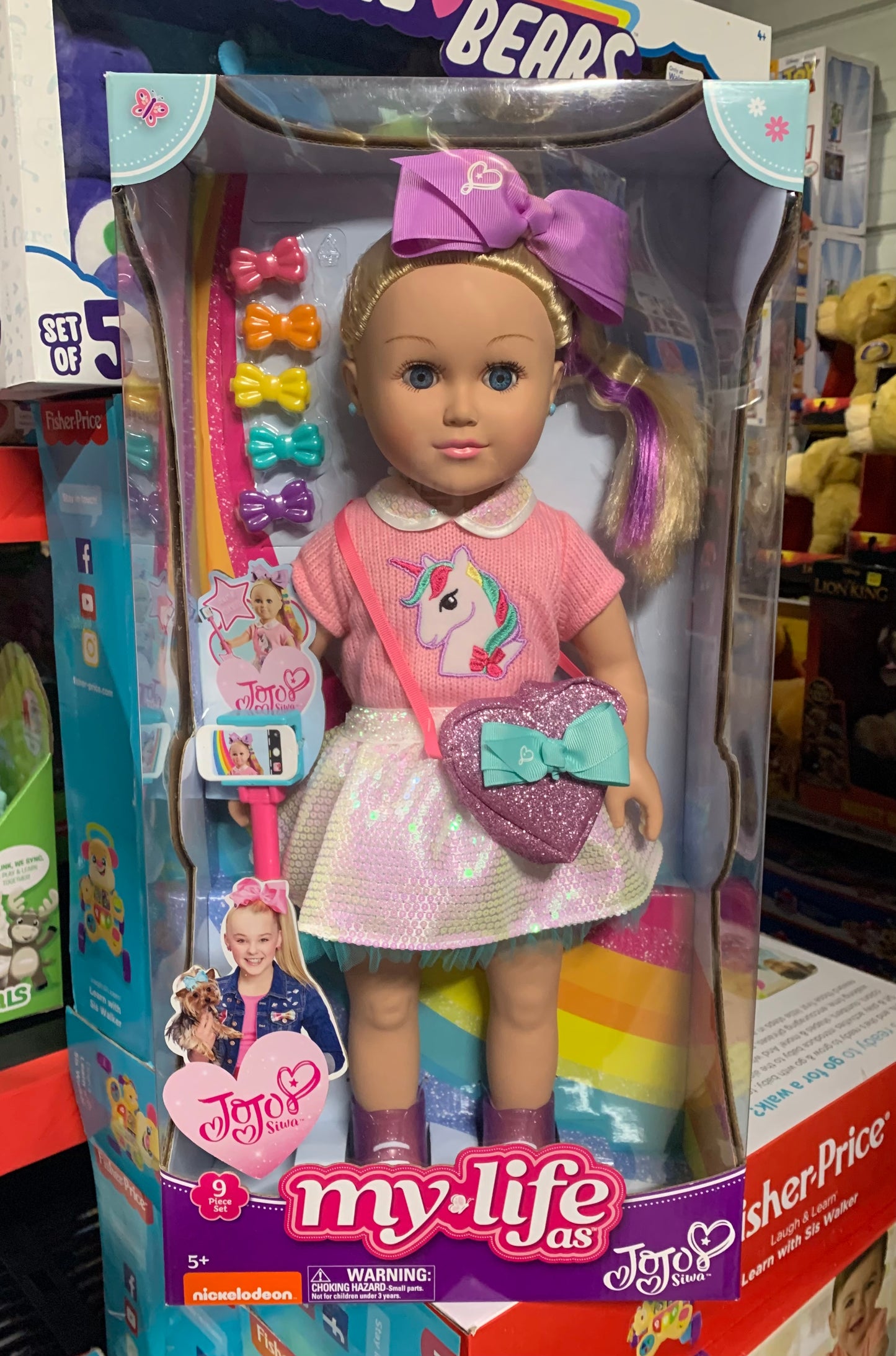 My Life As 18” JoJo Siwa Doll With Phone & Selfie Stick