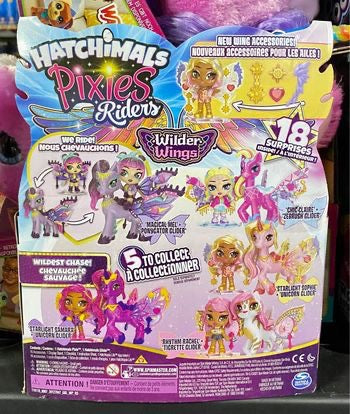 Hatchimals Pixies Riders Wilder Wings Magical Mel & Ponygator Glider Set 35556